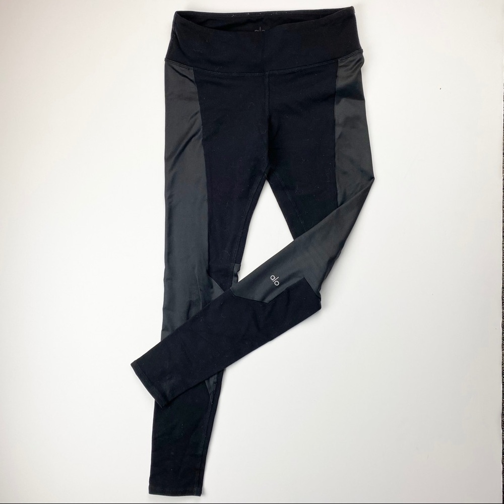 Alo Yoga Black Leggings Workout Pants Yoga Athleisure Womens Small